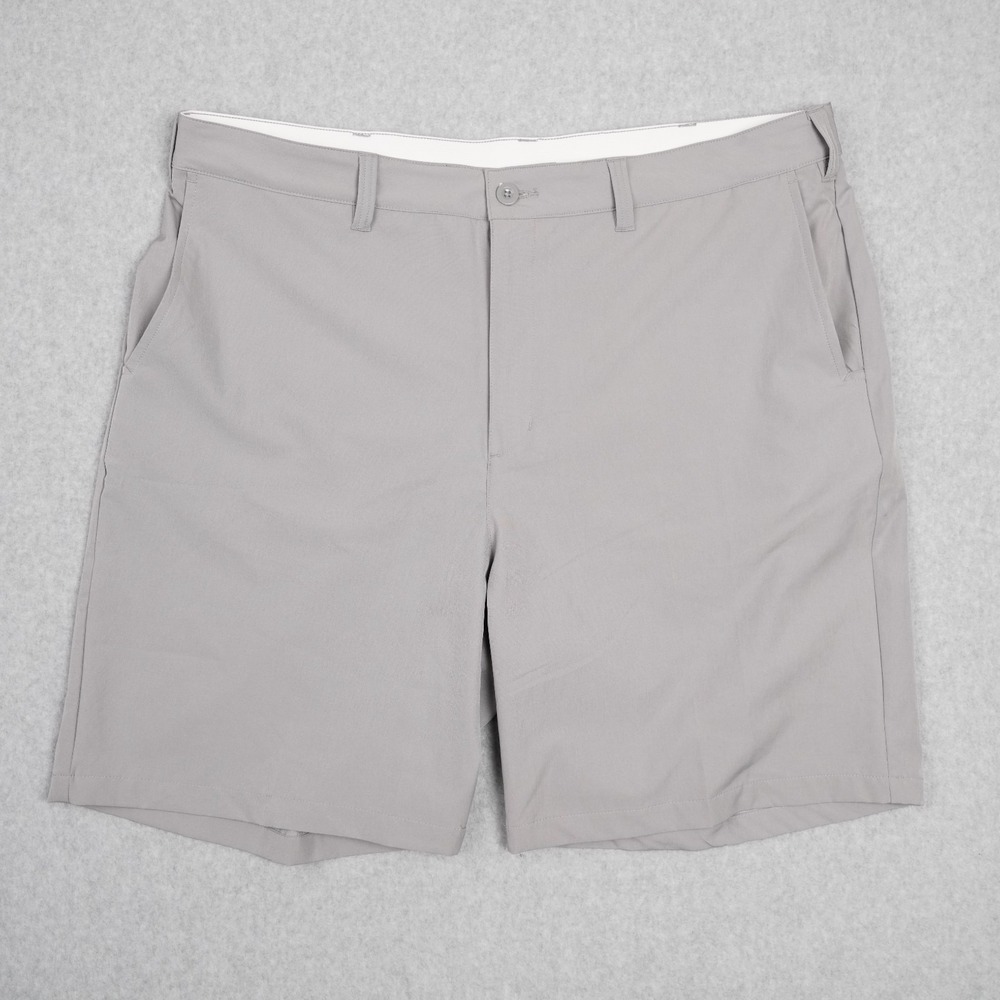 Reebok Golf Men's Gray Flat Front Performance Stretch Shorts Size 46